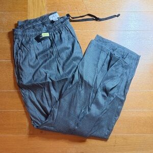 Men's Murano Black and White Checkered Pajama Pants 2XLT